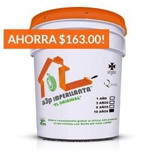 Impermeabilizante a3p imperllanta 10 años. Cubeta de 19 l